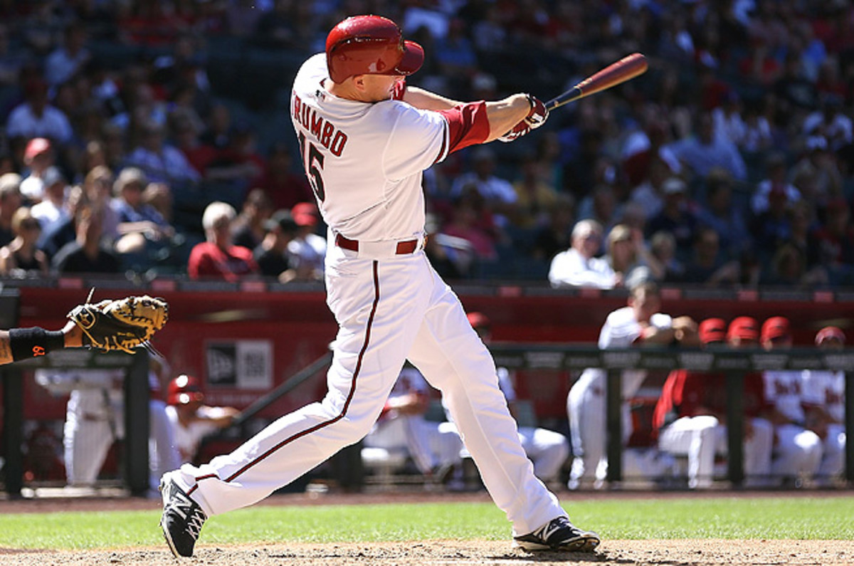 Mark Trumbo's batting average may only be .250, but he already has five home runs this season.