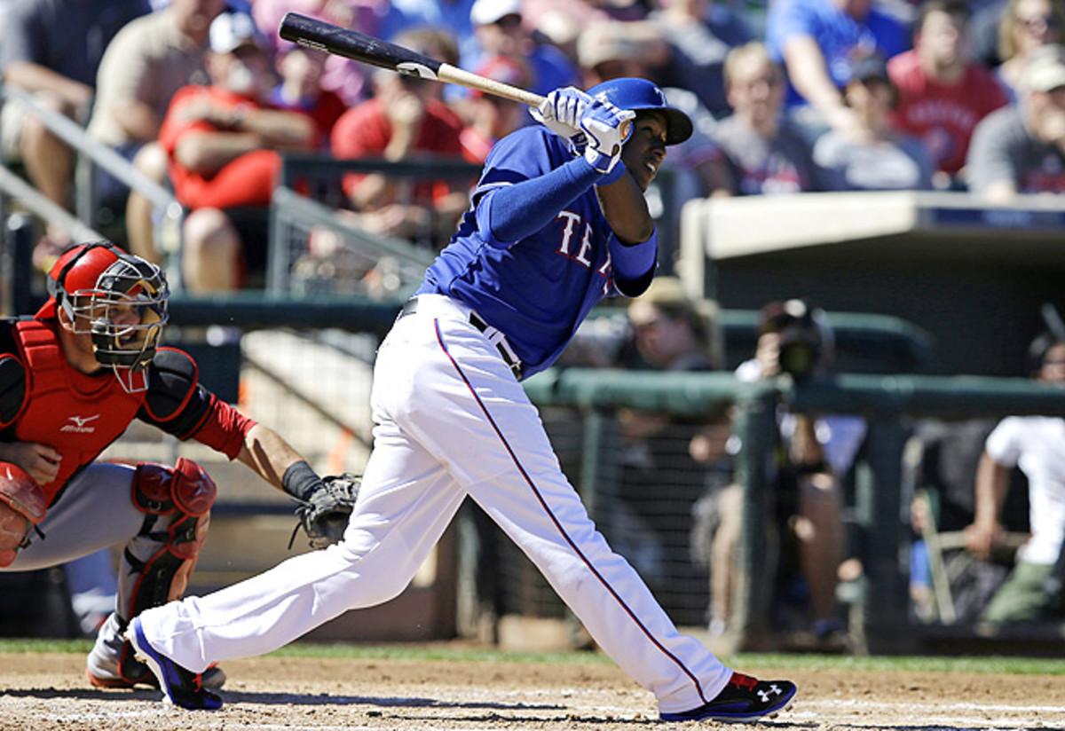 Jurickson Profar suffered a shoulder injury in spring training and has yet to make his 2014 debut.