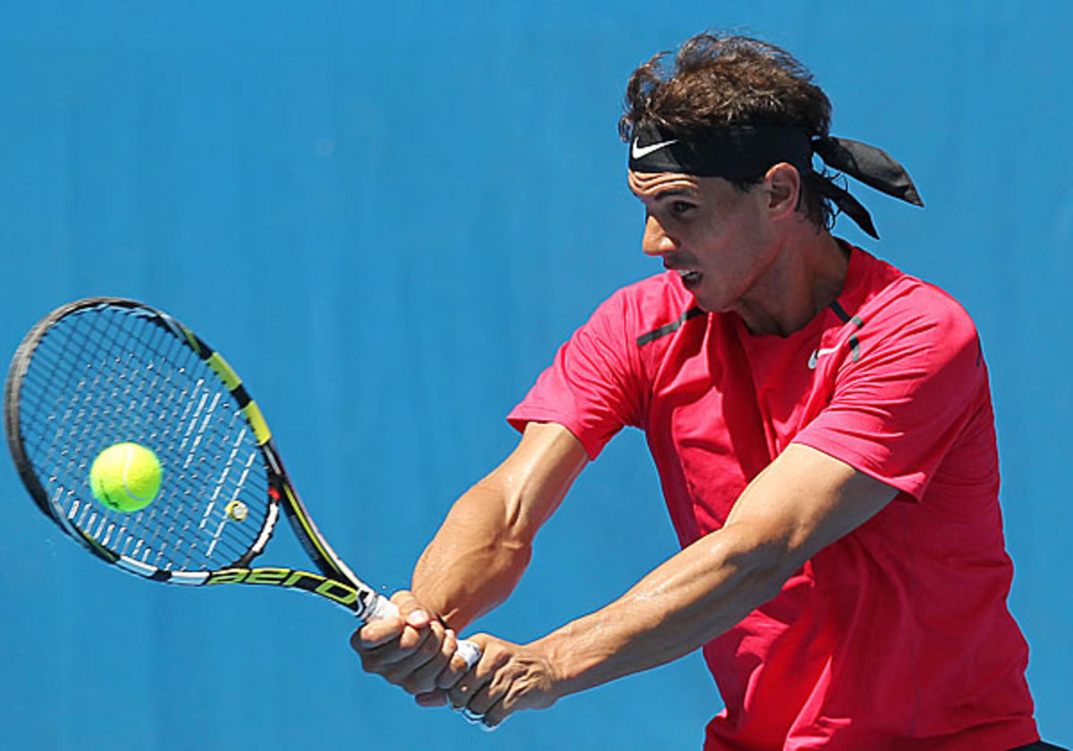 Rafael Nadal believes this year's courts at the Australian Open will play faster than in previous years. (Graham Denholm/Getty Images)