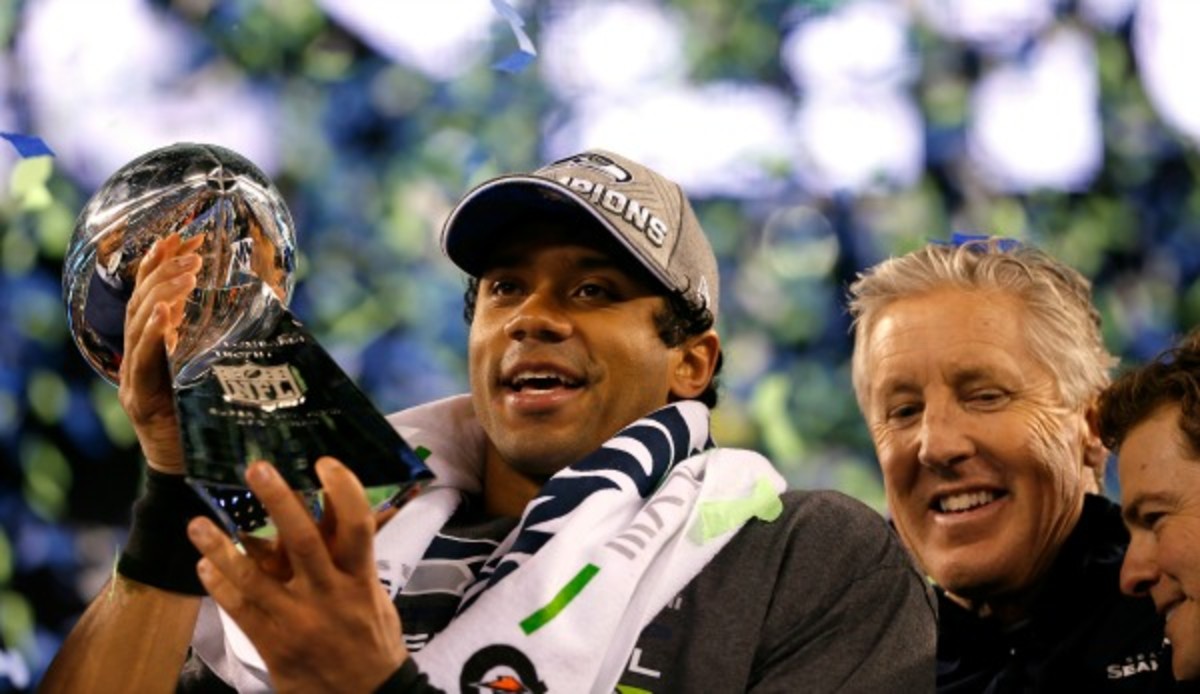 Seattle's win over Denver in Super Bowl XVLIII was a popular Facebook topic. (Kevin C. Cox/Getty Images)