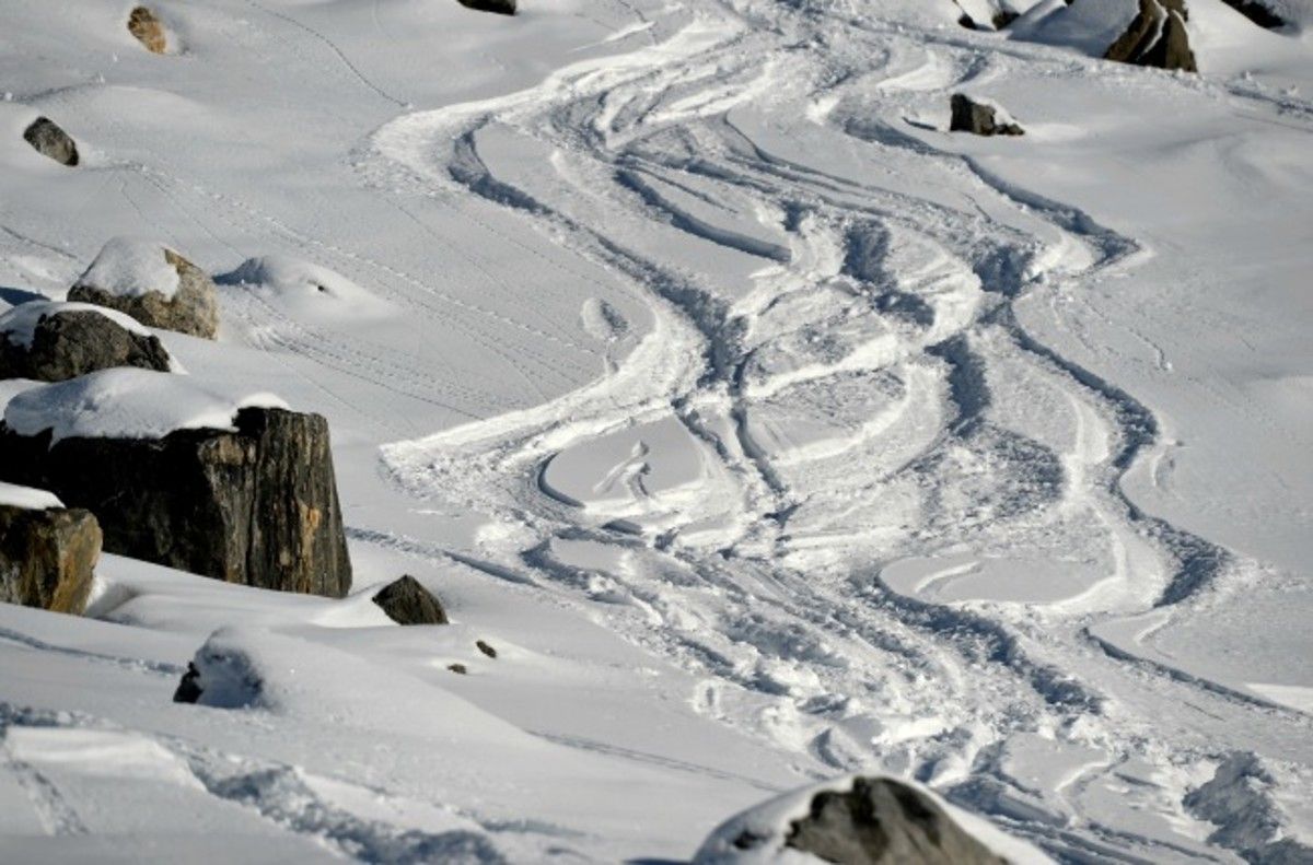 Michael Schumacher reportedly hit his head on a snow-covered rock on this slope at Meribel Resort.