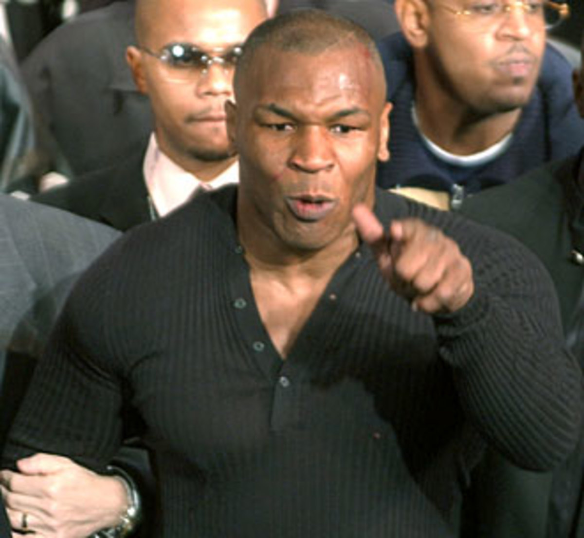 An outburst at a pre-fight press conference left many wondering about how Tyson would fare in the ring.