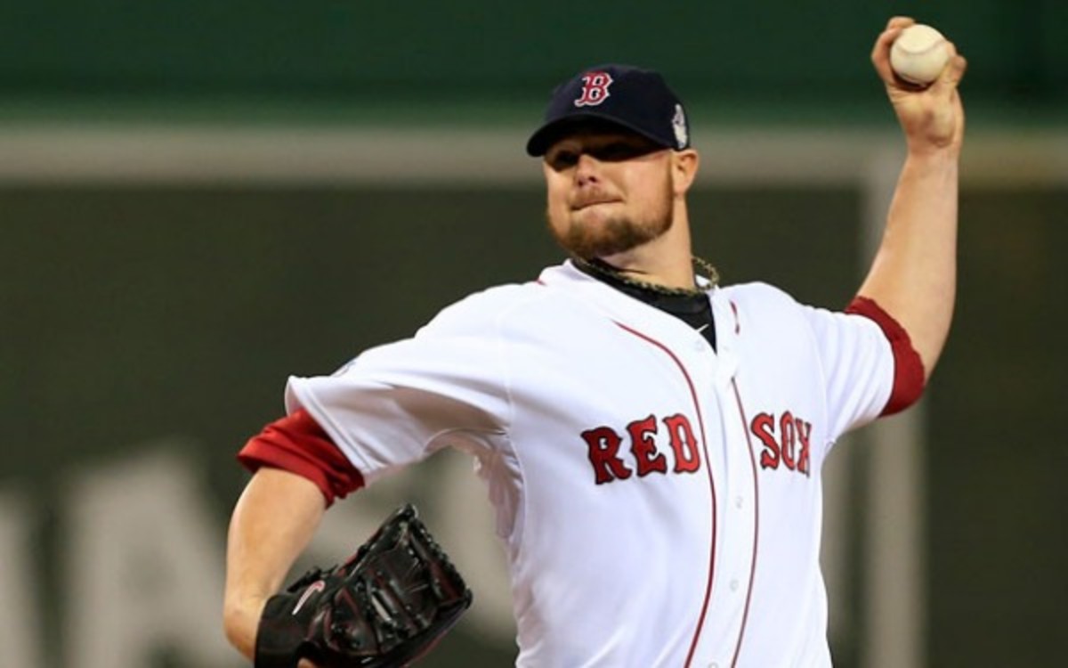 Two-time All-Star Jon Lester has spent his entire eight-year career with the Red Sox. (Jamie Squire/Getty Images