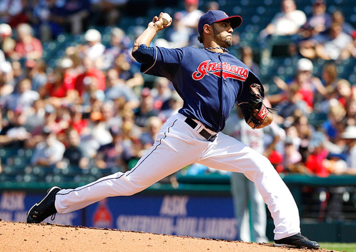 Danny Salazar only pitched 52 innings with the Indians last year, which may contribute to his high ADP.