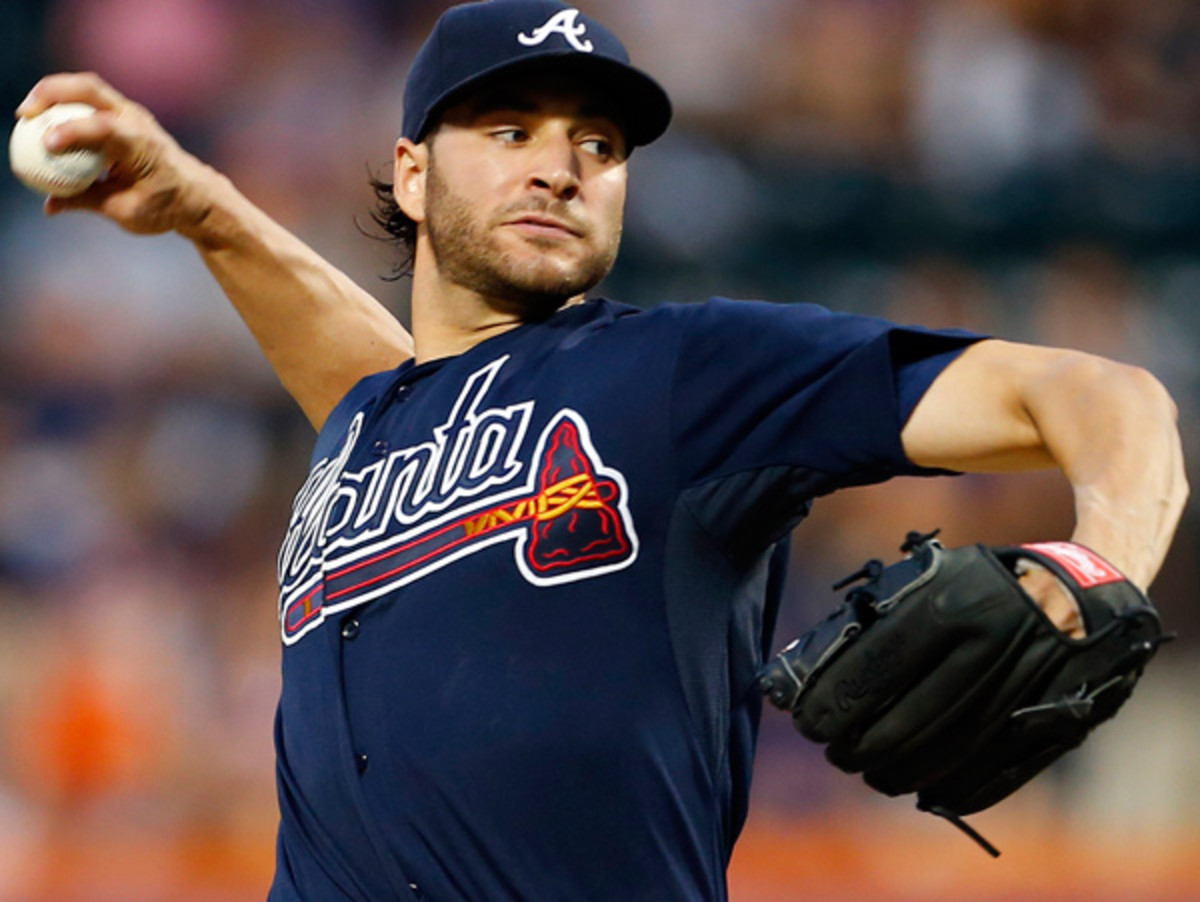 Elbow injuries have limited Brandon Beachy to five starts since June 2012. (Rich Schultz/Getty Images)