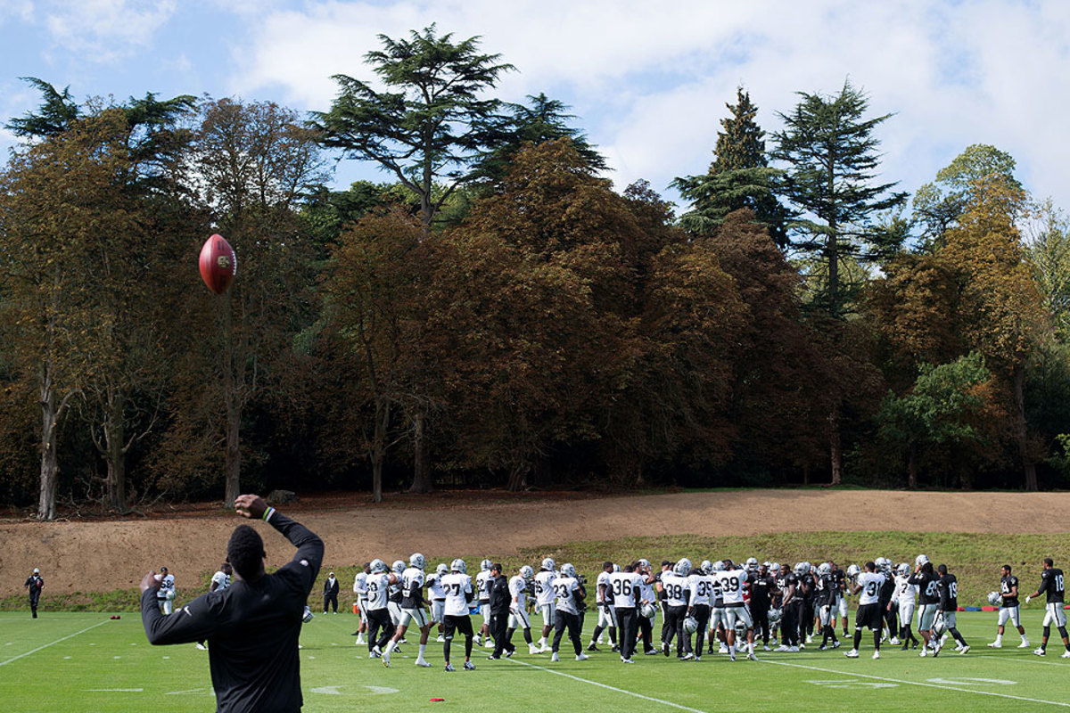 Oakland Raiders in London early to try to end time zone losing skid