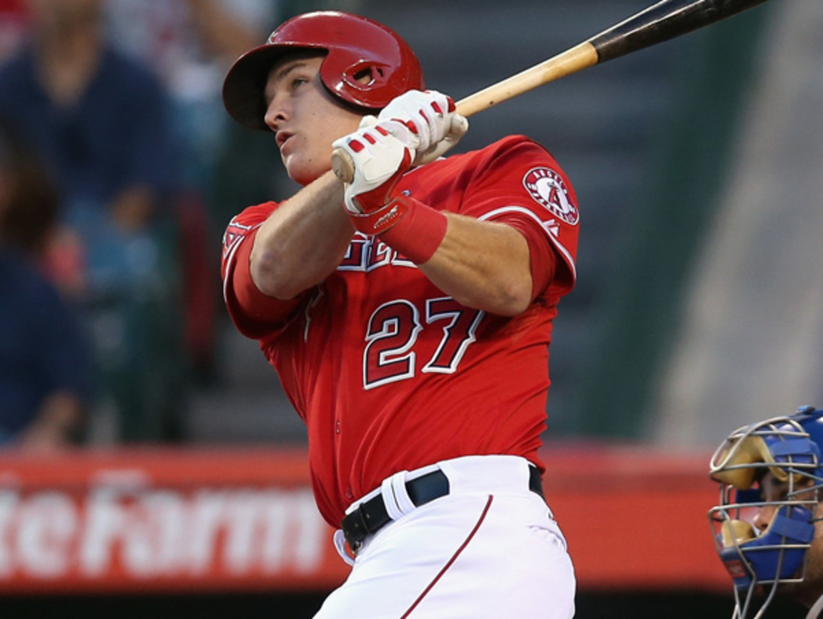 Through his first two seasons with the Angels, Mike Trout has already produced over 20 WAR. (Jeff Gross/Getty Images)