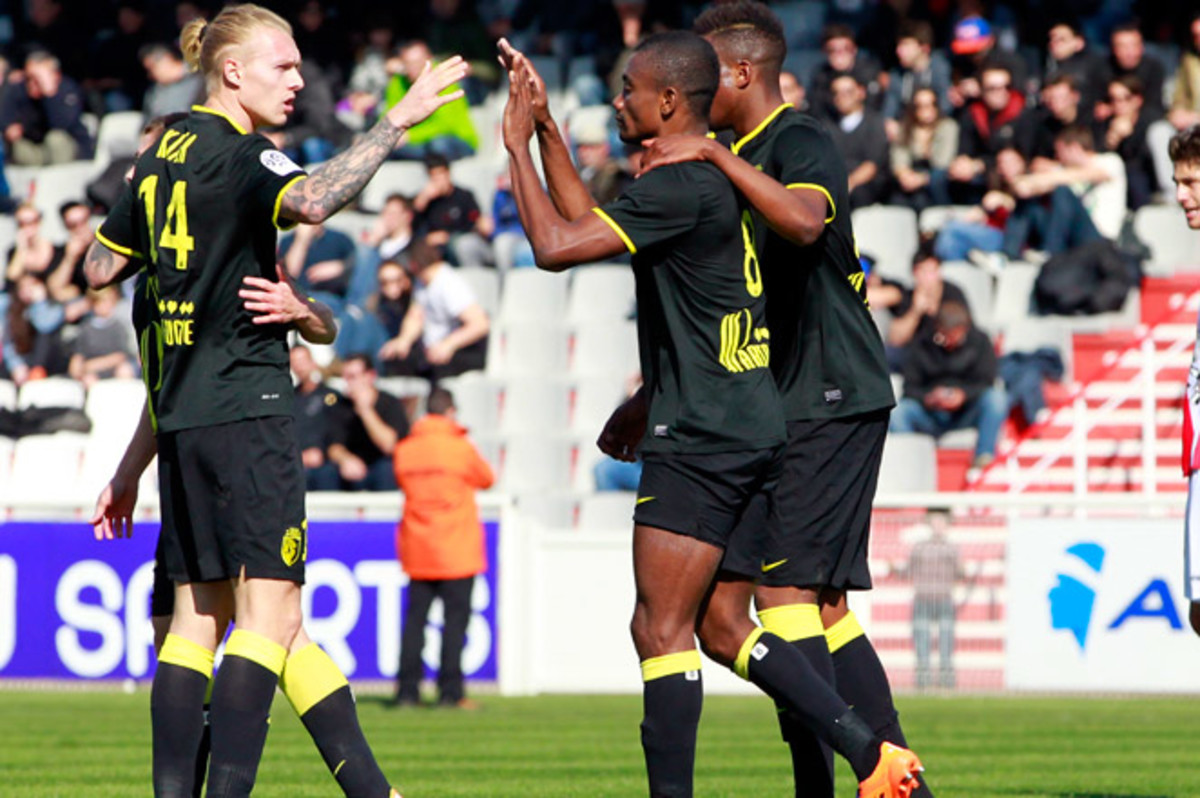 Salomon Kalou scored a hat trick to help Lille edge out Ajaccio with a 3-2 win. 