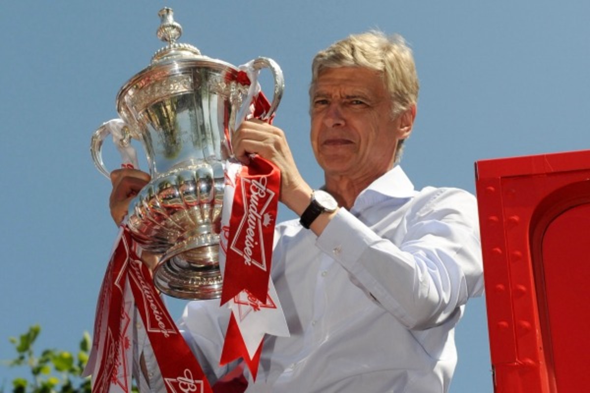 Arsene Wenger led Arsenal to the FA Cup title on May 17. (Steve Bardens/Getty Images)
