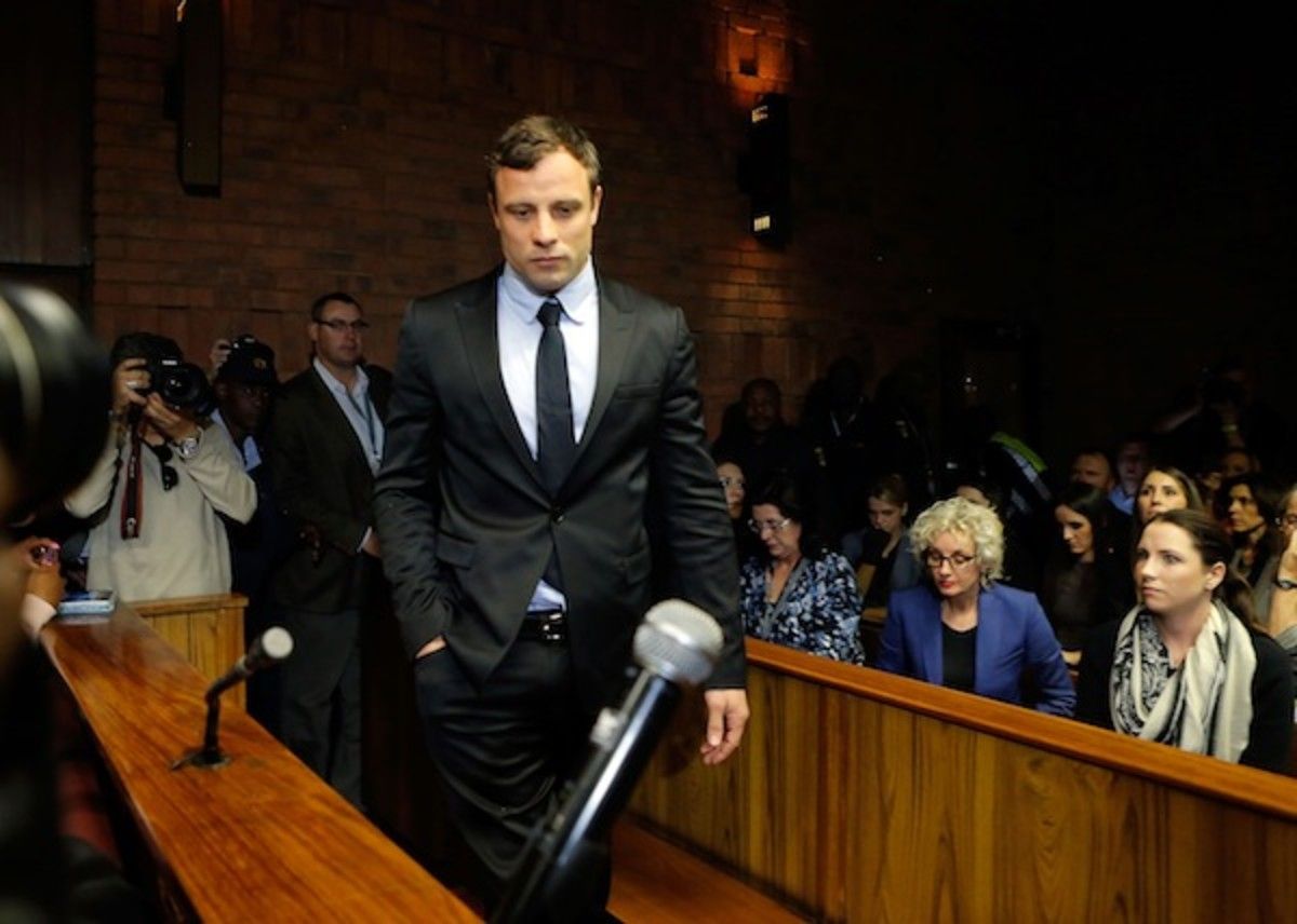 Oscar Pistorious At Indictment Hearing