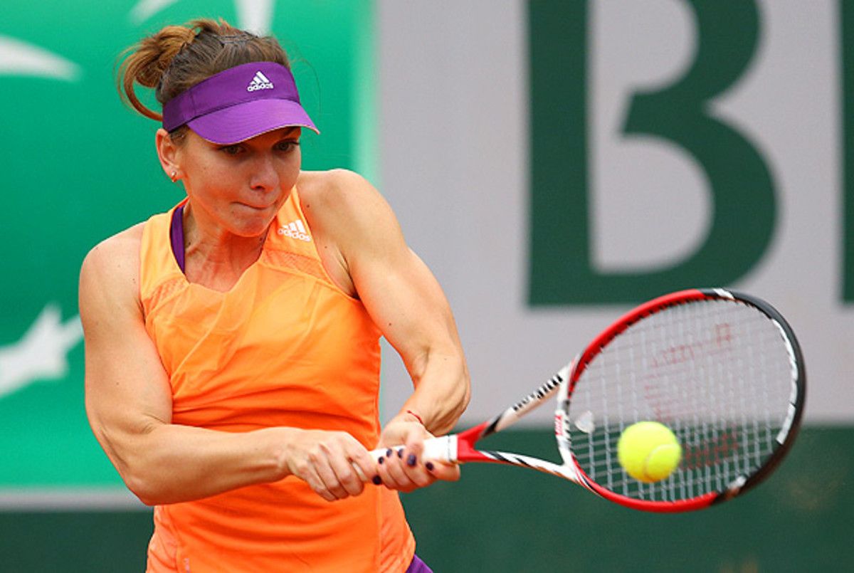 Simona Halep may face Ana Ivanovic in the quarterfinals. (Clive Brunskill/Getty Images)