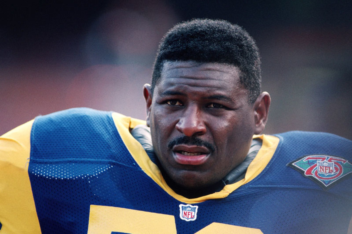 Though he contemplated retiring after ’94, Slater would travel with the team to St. Louis for his record 20th season with the Rams. (George Rose/Getty Images)