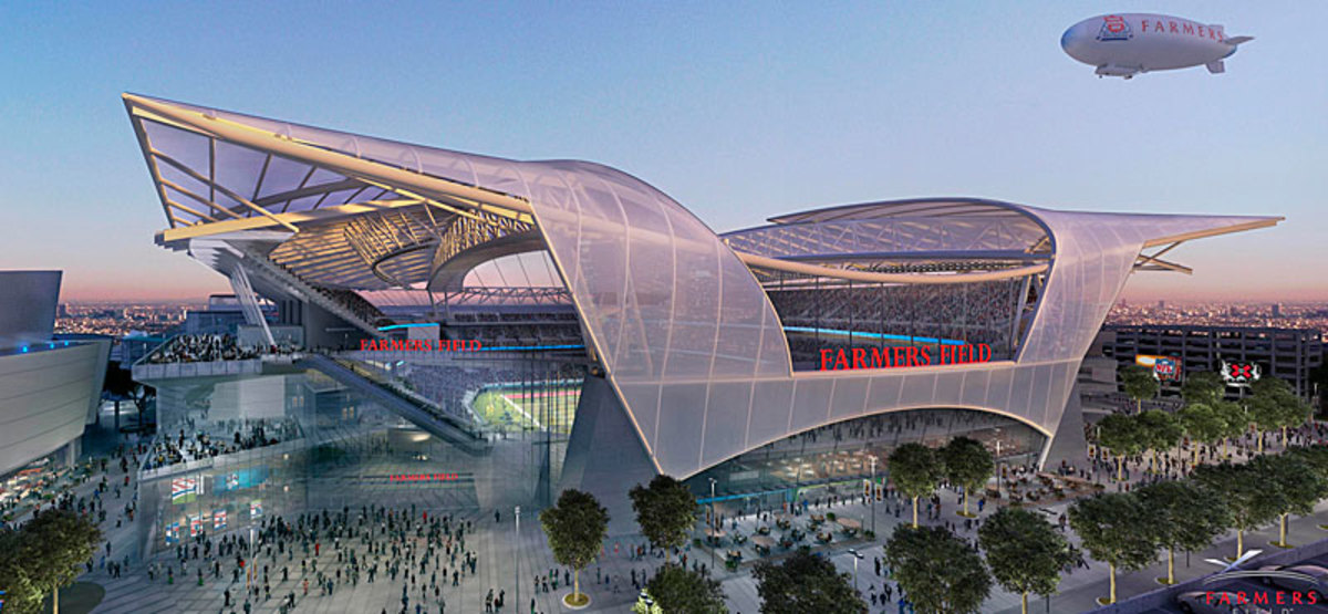 The most recent dream: an NFL stadium in downtown L.A. (Courtesy AEG)