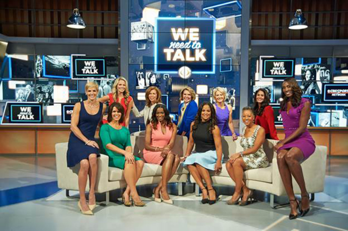 Lesley Visser, Amy Trask, Tracy Wolfson, Dana Jacobson, Allie LaForce, Andrea Kremer, Laila Ali, Lisa Leslie, Swin Cash and Katrina Adams will all appear in Tuesday night's premiere episode.