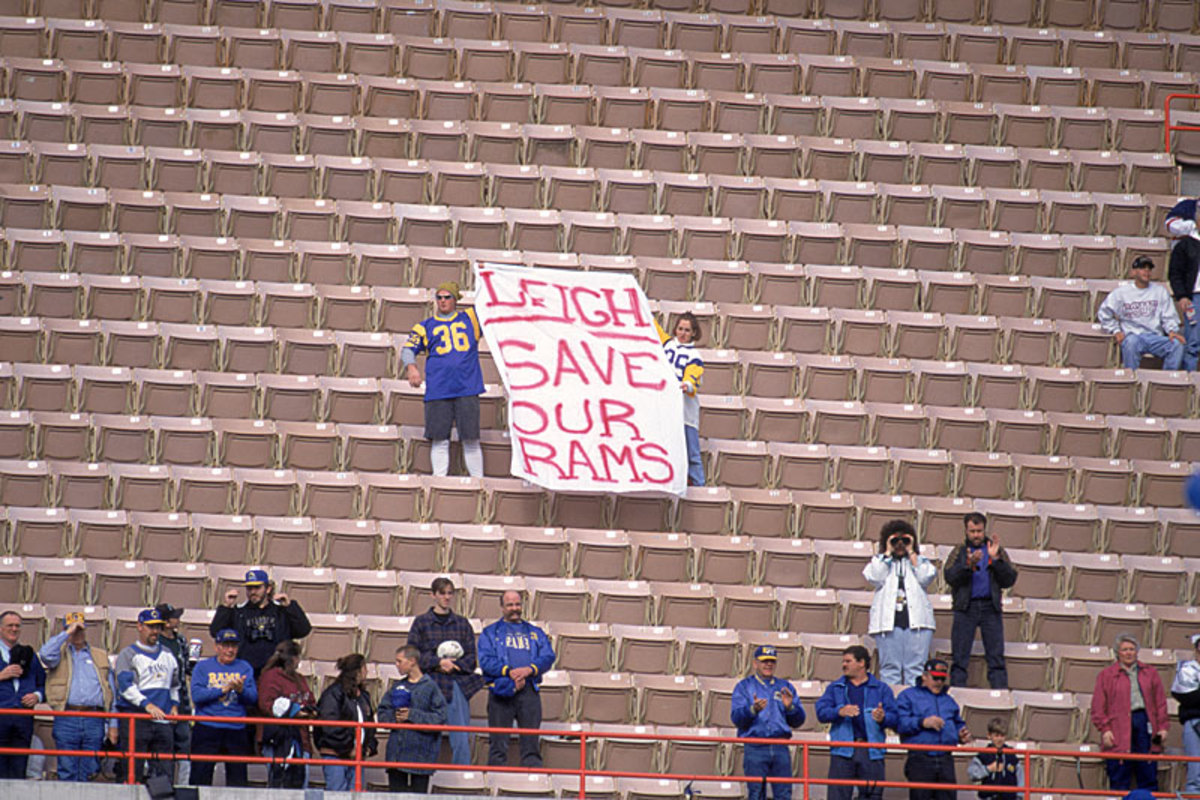 Agent Leigh Steinberg was active in trying to keep the Rams in California but had a hard time pinning down owner Georgia Frontiere. (George Rose/Getty Images) 