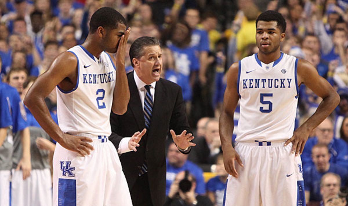 Andrew and Aaron Harrison, John Calipari, Kentucky