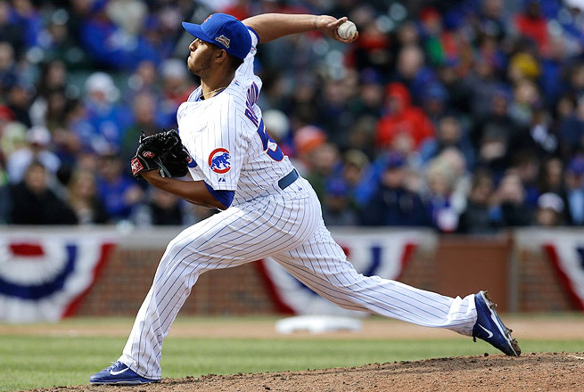 Hector Rondon will be taking the mound in the ninth inning for the Cubs while Pedro Strop is on the DL.