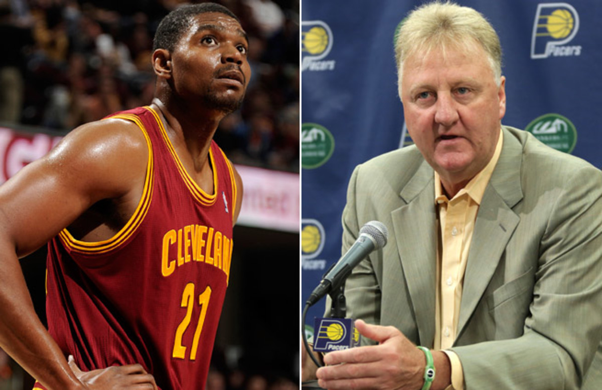 Larry Bird and the Pacers are taking a chance on Andrew Bynum, signing him for the rest of the season.