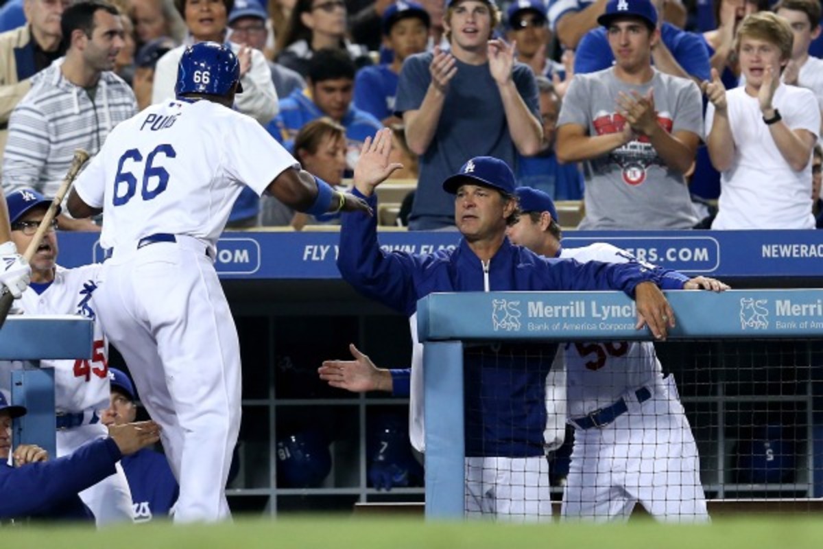Don Mattingly had high praise for his young right fielder. (Stephen Dunn/Getty Images)