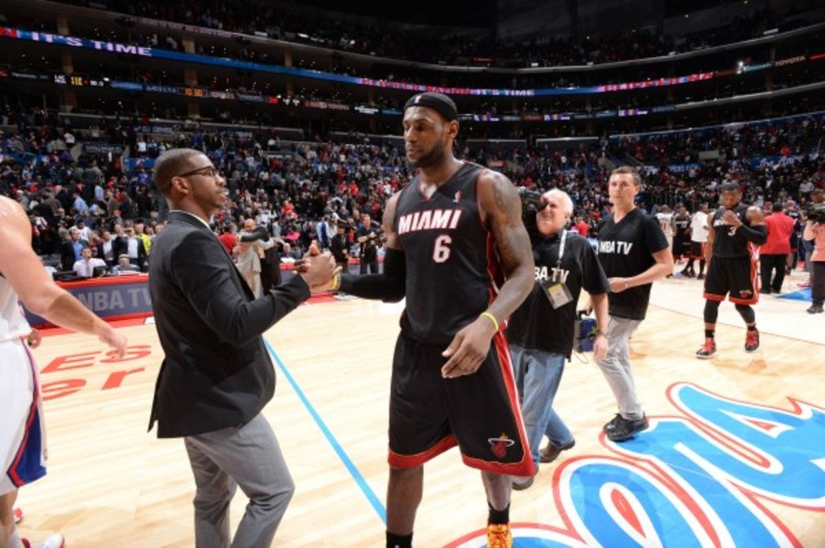 LeBron James has long been a vocal support of the Clippers' sale since the story broke in April. (Andrew D. Bernstein/Getty Images)