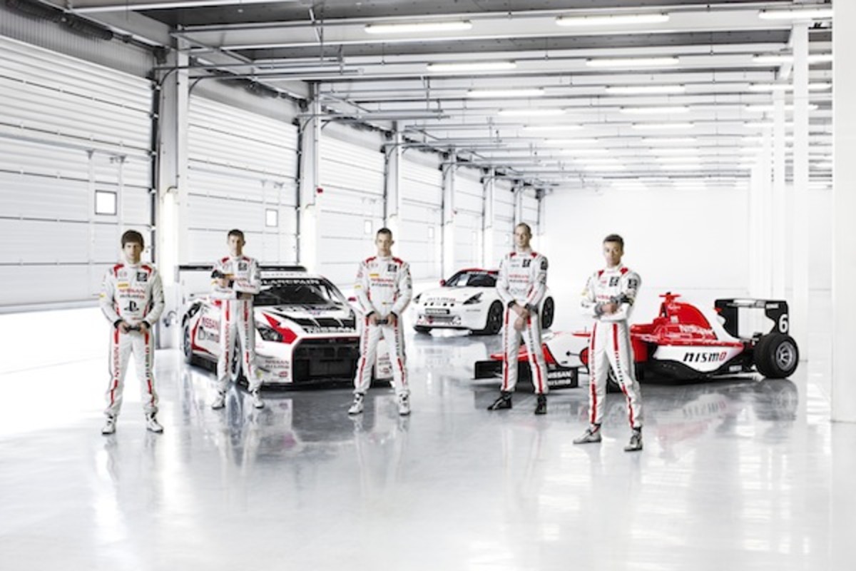GT Academy racers at Silverstone
