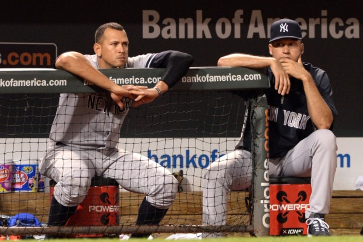 Alex Rodriguez Derek Jeter (Patrick Smith/Getty Images)