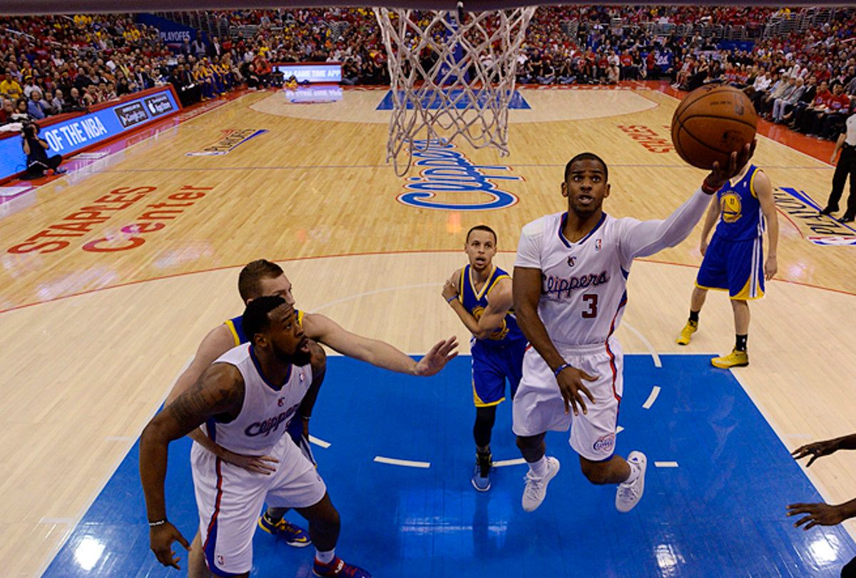 Chris Paul (3) finished Game 7 with 22 points and 14 assists, captaining the Clippers ship to a win.