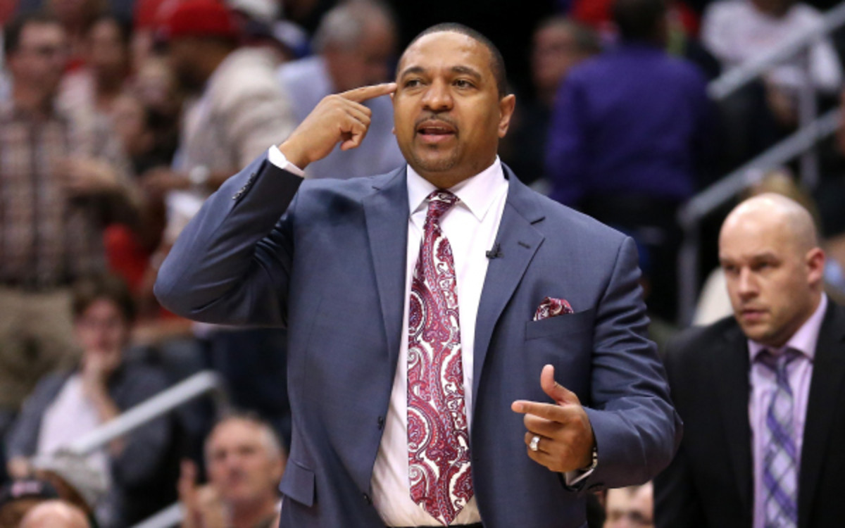 Mark Jackson coached the  Golden State Warriors to a 121-109 record over three seasons. (Stephen Dunn/Getty Images)