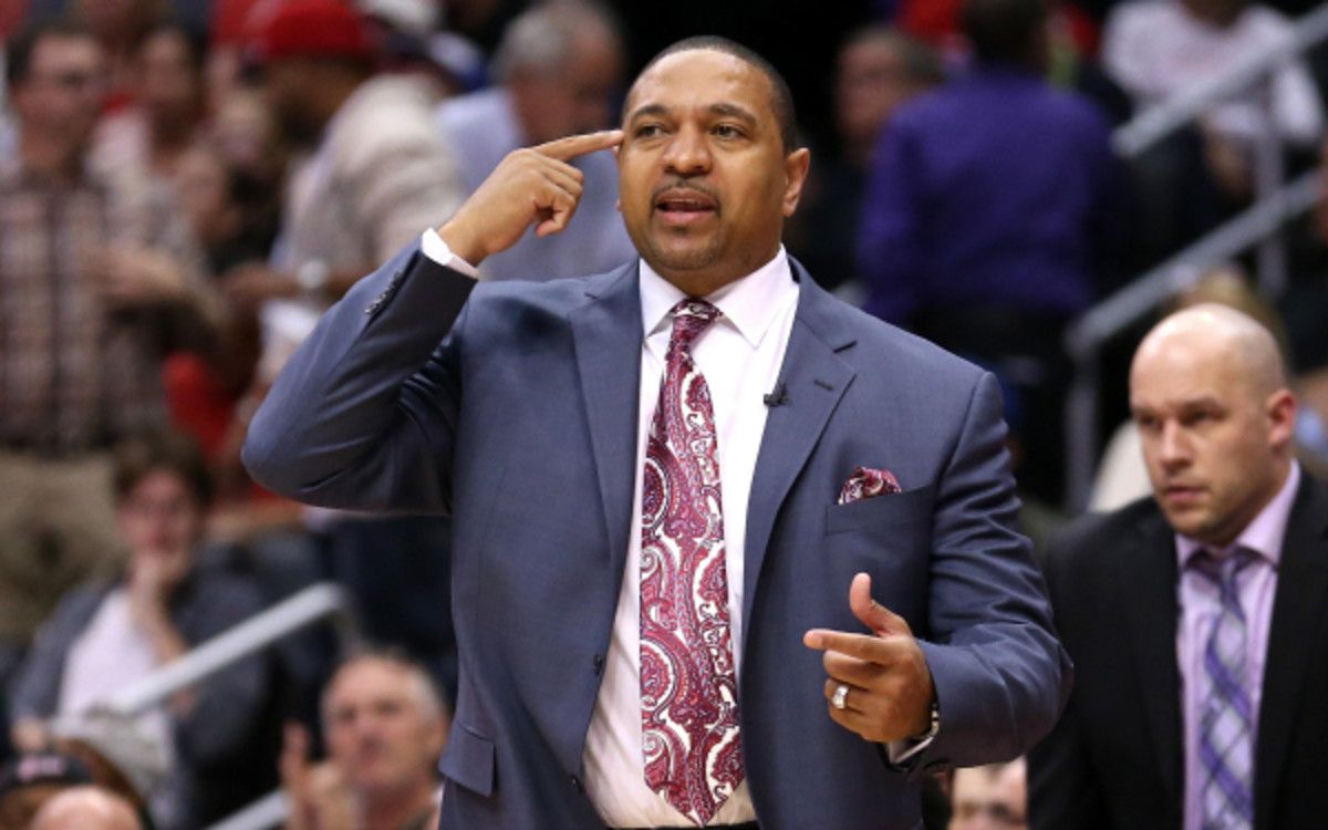 Mark Jackson coached the Golden State Warriors to a 121-109 record over three seasons. (Stephen Dunn/Getty Images)