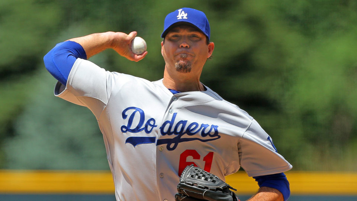 Dodgers place starting pitcher Josh Beckett on 15day disabled list