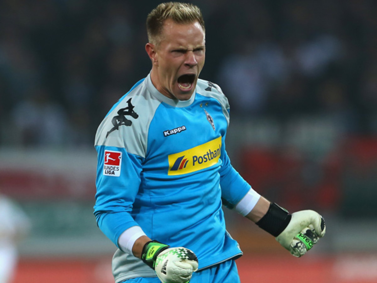 Marc-Andre ter Stegen, in happier times for Borussia Mönchengladbach. (Alexander Hassenstein/Getty Images)