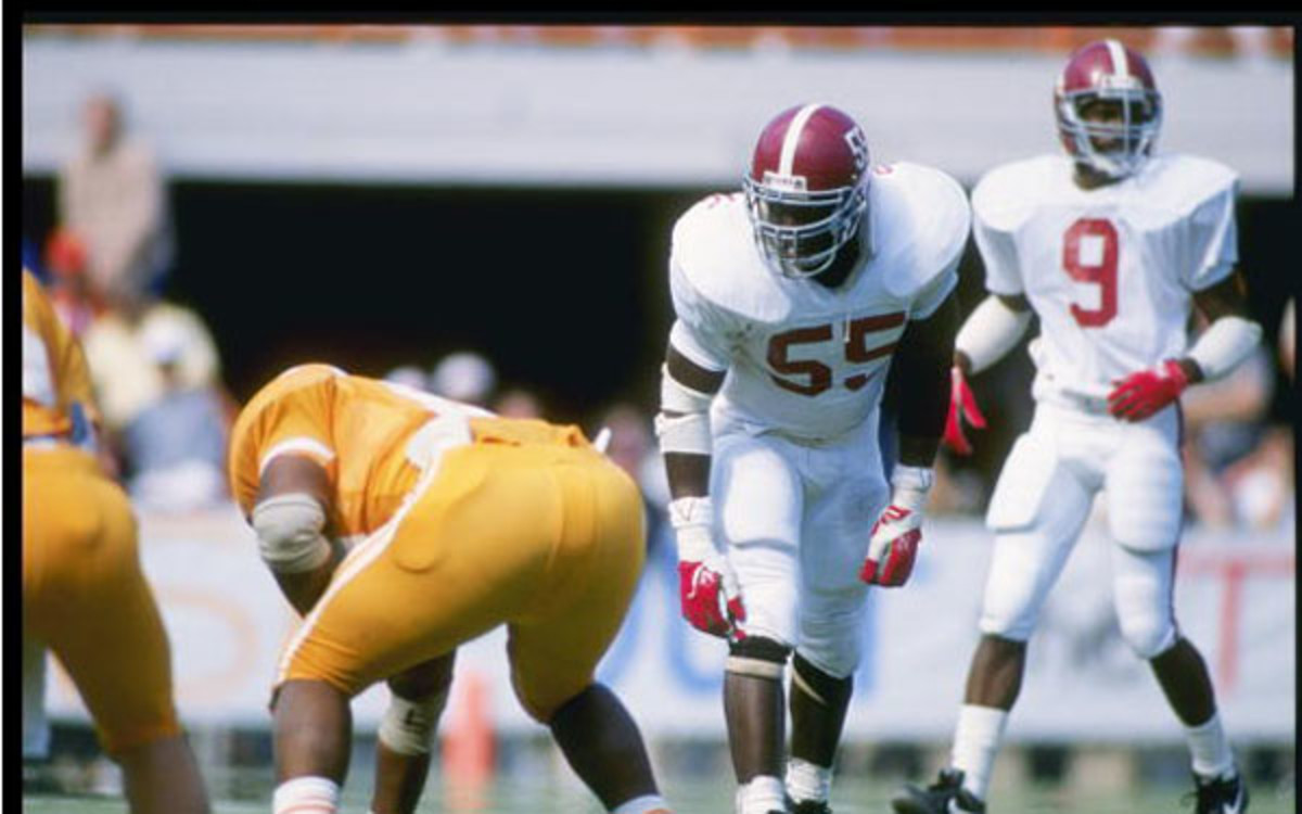 Former Alabama linebacker Derrick Thomas had 68 tackles for loss in his career. Allen Steele/Getty Images