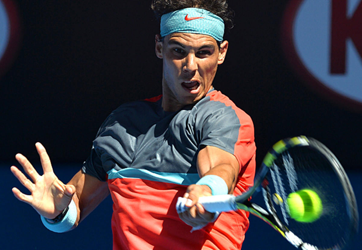 After losing the first set, Rafael Nadal came storming back to beat Grigor Dimitrov 3-6, 7-6 (3), 7-6 (7), 6-2.