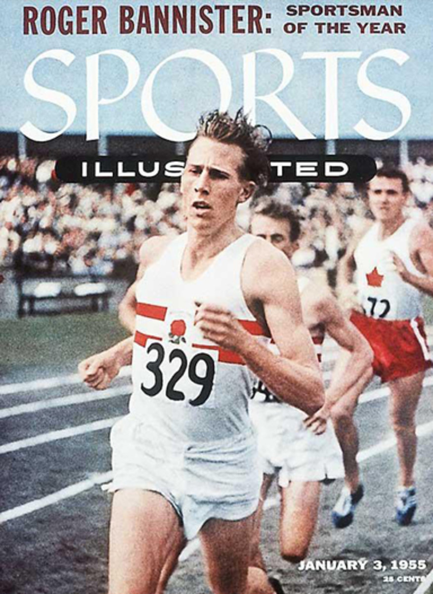 Roger Bannister on the cover of the January 3, 1955 issue of Sports Illustrated. 