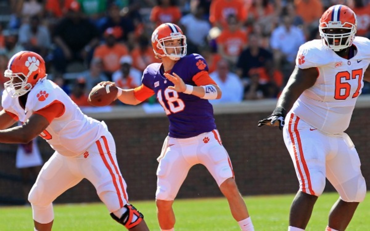 Clemson quarterback Cole Stoudt has played in 22 games in his career. (AP Photo/Anderson Independent-Mail, Mark Crammer)