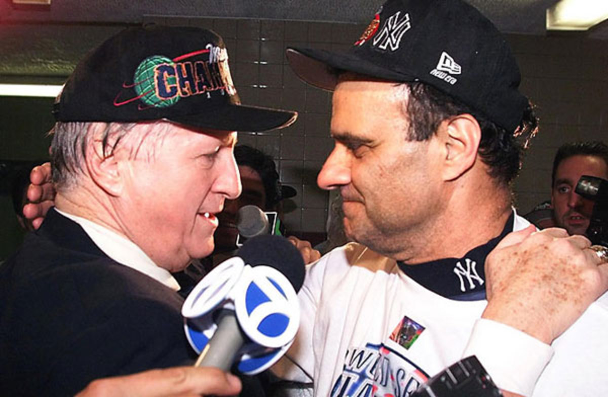 George Steinbrenner and Joe Torre :: Timothy A. Clary/AFP/Getty Images