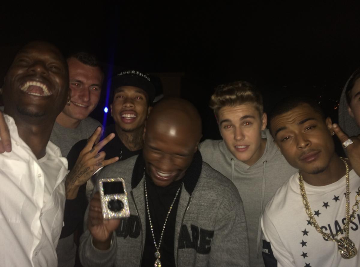 Justin Bieber parties with Manziel, Mayweather, and Tyrese