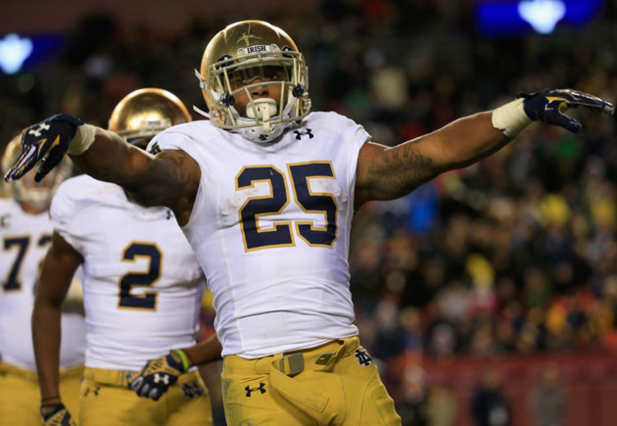 Trean Folston Notre Dame Navy 1103