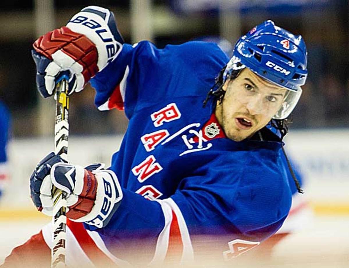 Mistakes in his own end are among the criticisms Michael Del Zotto has weathered.(Elsa/Getty Images)