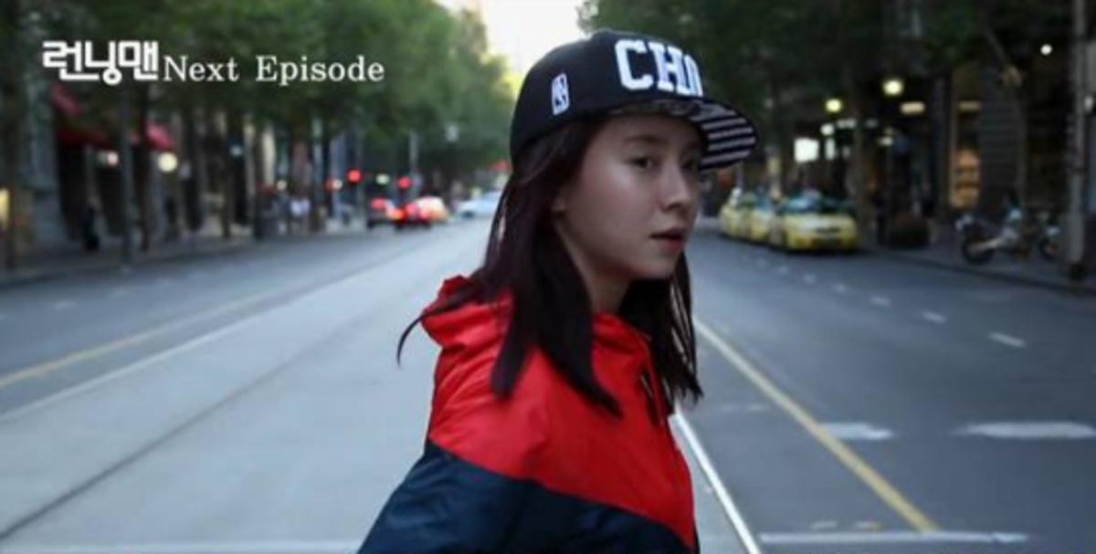 Popular South Korean actress Song Ji Hyo almost always wears an NBA cap on the hit show Running Man. 