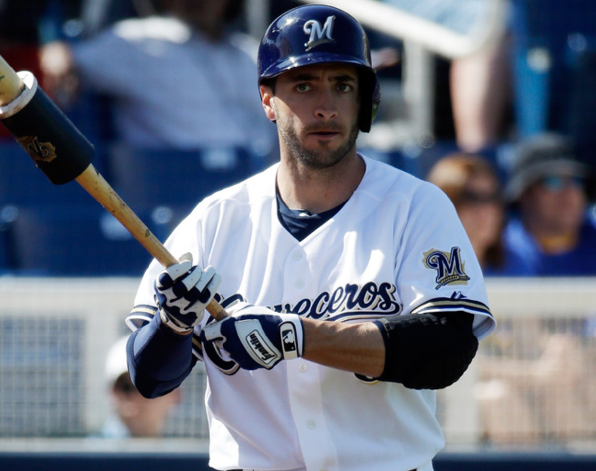 Ryan Braun returns to baseball after a 65-game suspension for the Biogenesis scandal in 2013.
