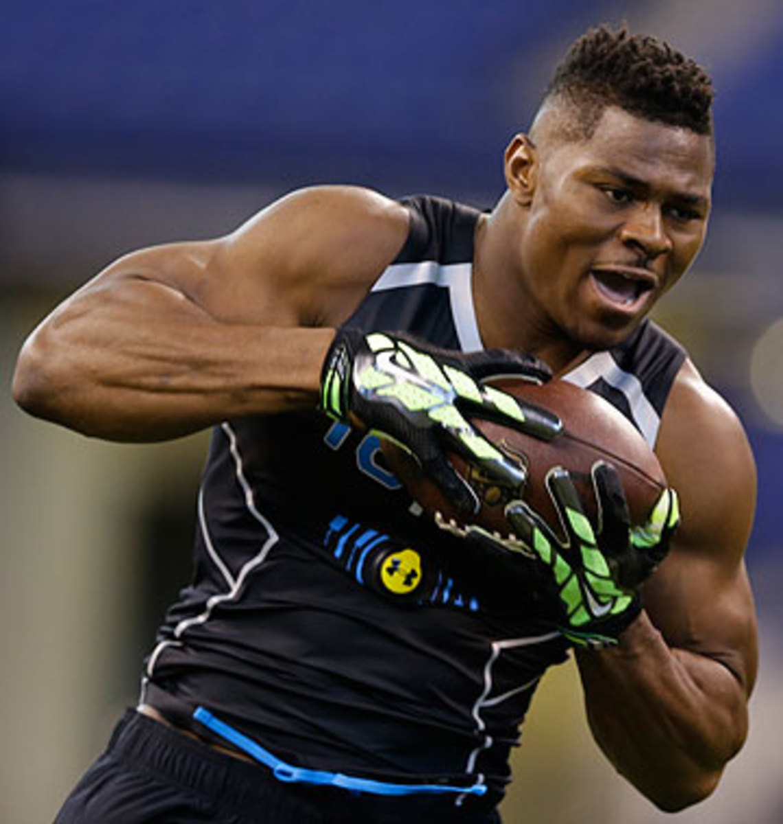 Linebacker Khalil Mack is expected to go off the board very early on May 8. (Michael Conroy/AP)