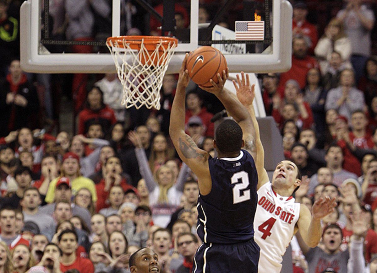 D.J. Newbill hit the game-winner in overtime to send Ohio State to another loss. (Jay LaPrete/AP)