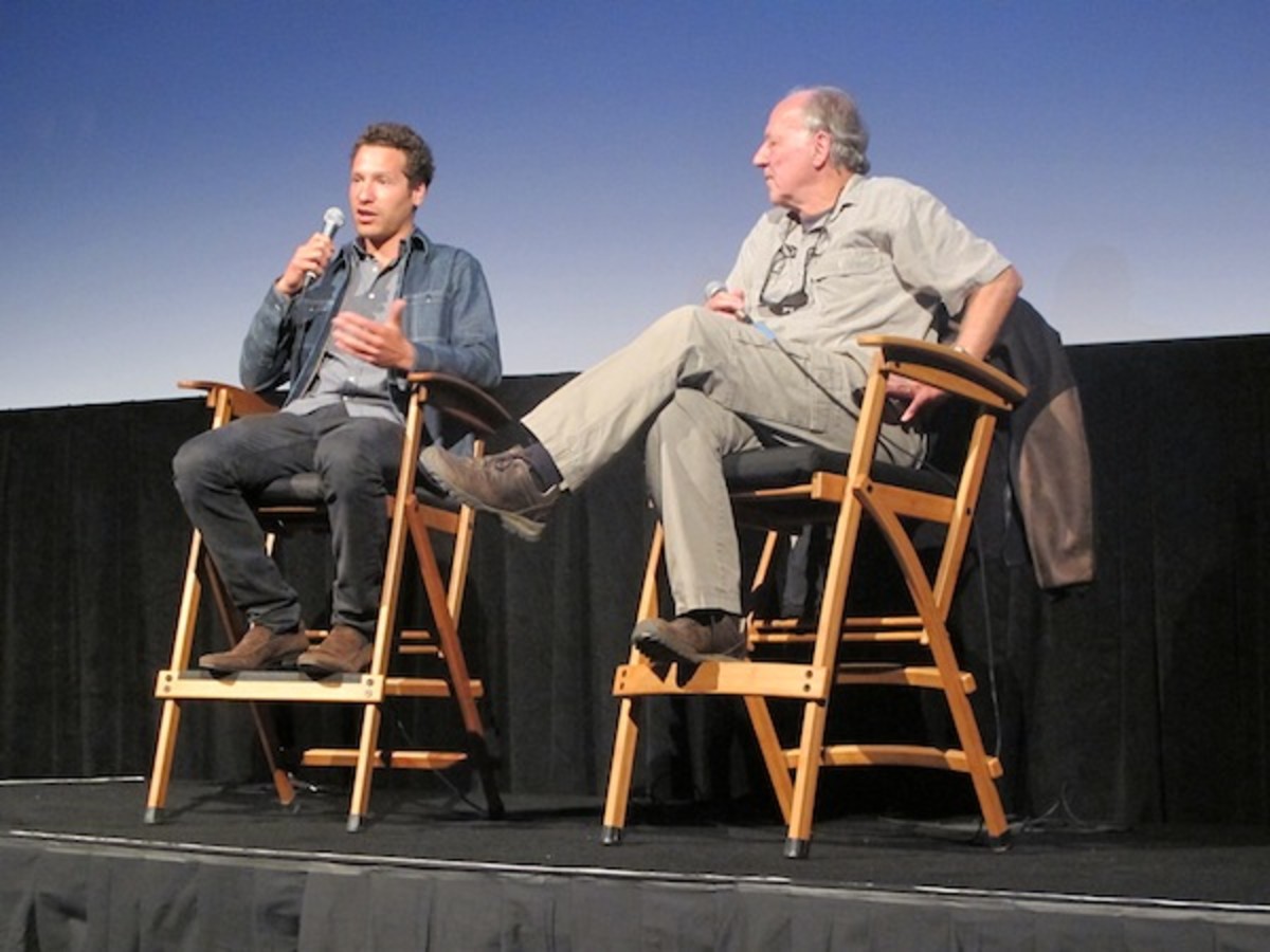 Gabe Polsky and Werner Herzog at the 41st Telluride Film Festival