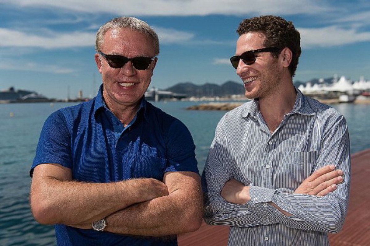 Red Army director Gabe Polsky with Viacheslav Fetisov