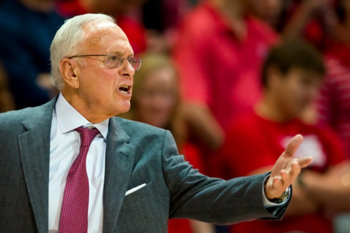 Larry Brown and SMU were left out of the NCAA tournament despite a top-25 ranking. (Cooper Neill/Getty Images)