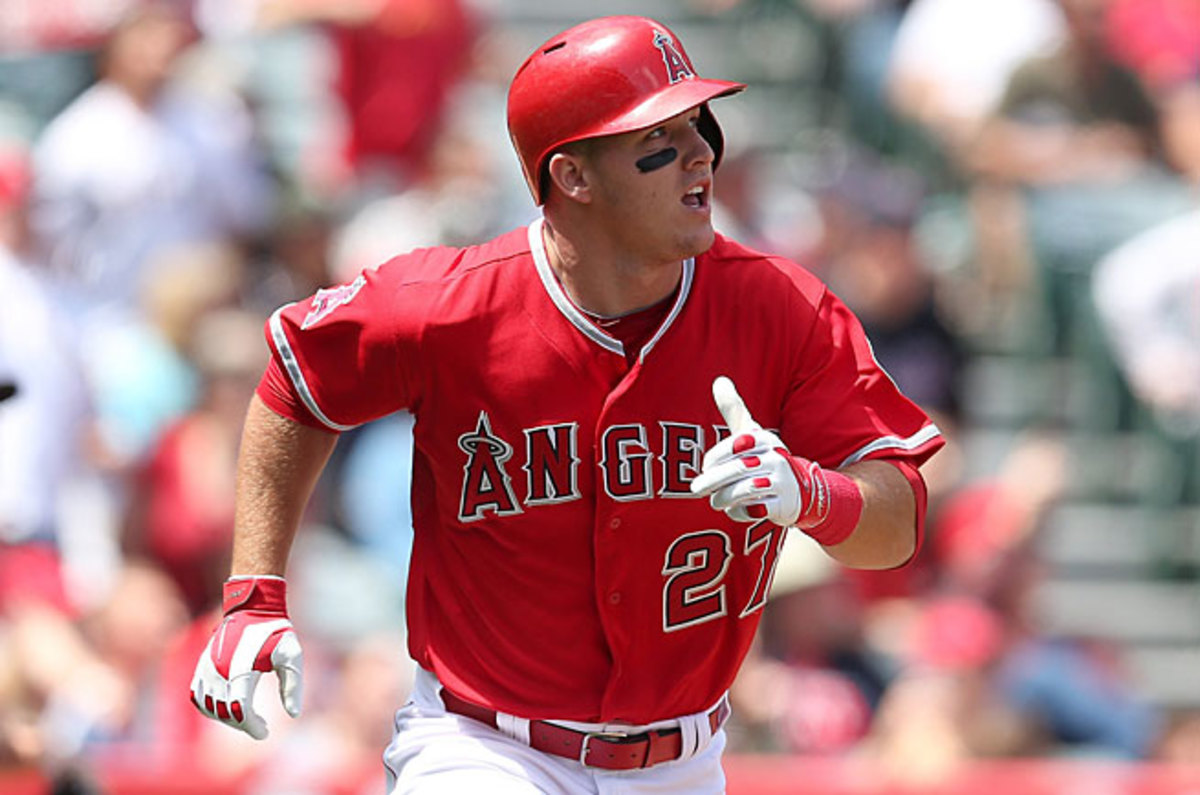 One month into his third season Mike Trout is exactly where he ended his first two: in second place in the AL MVP race.