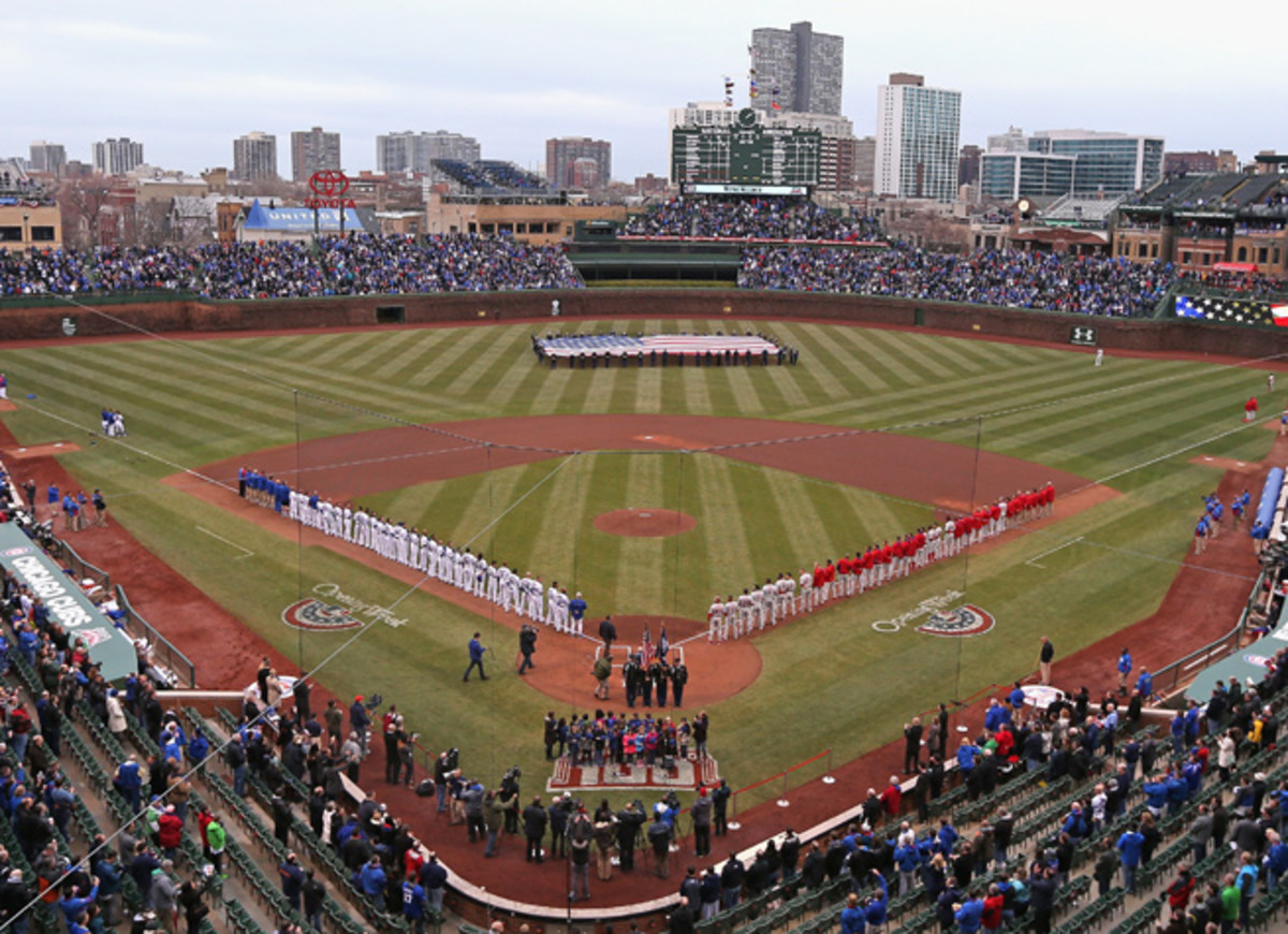 Wrigley Field in Chicago's North Side has been the Cubs' home for the last 100 seasons.