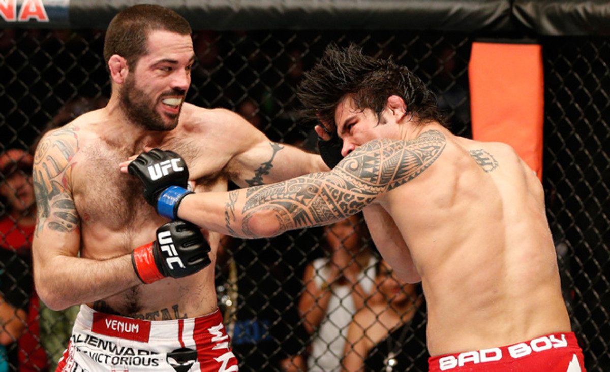 Matt Brown was aggressive from the start, punishing Erick Silva en route to a victory by TKO.