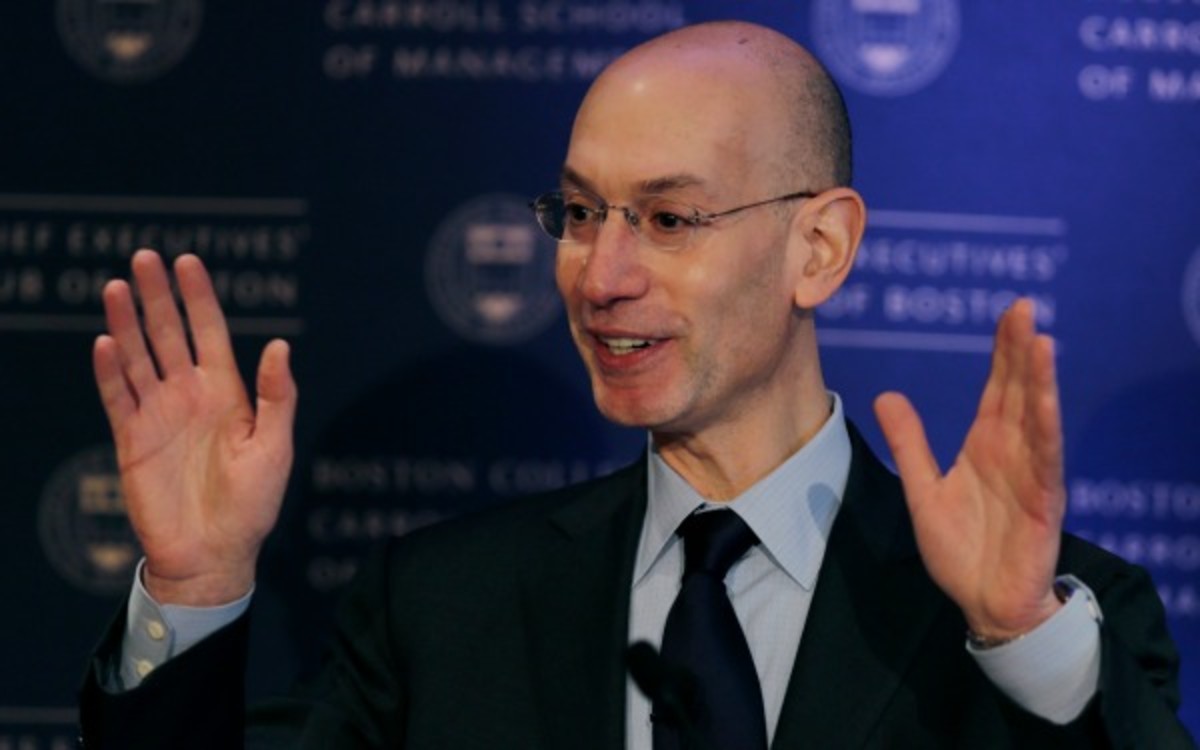 NBA commissioner Adam Silver says he would take action if teams decided to lose on purpose. (AP Photo/Charles Krupa)